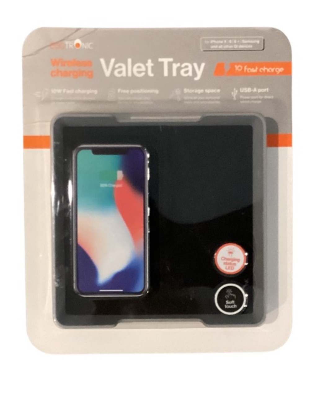 Eggtronic Wireless Charging Valet Tray 10W Fast Charge